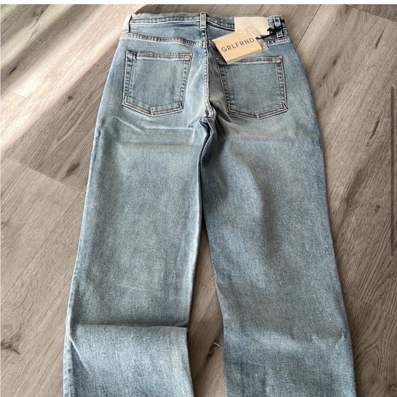 New GRLFRND Cassidy Midrise Straight Jeans In la brea Size 27 - Picture 4 of 9